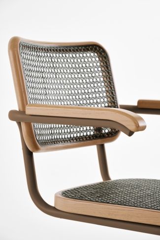 S 64 V Tubular steel classic cantilever chair Thonet