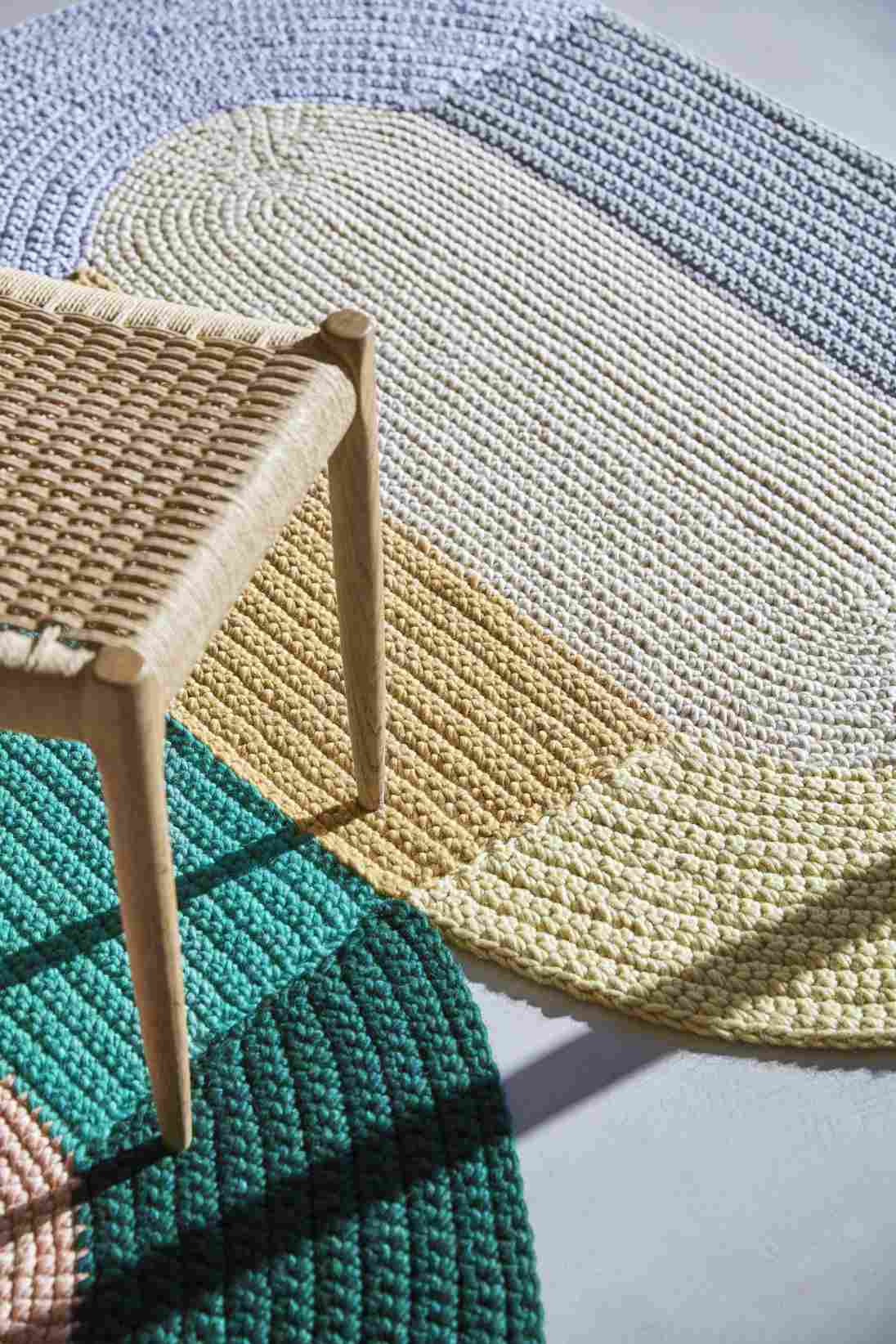 The Crochet Collection Embroidery Mix Rug 180x300 cm Gan
