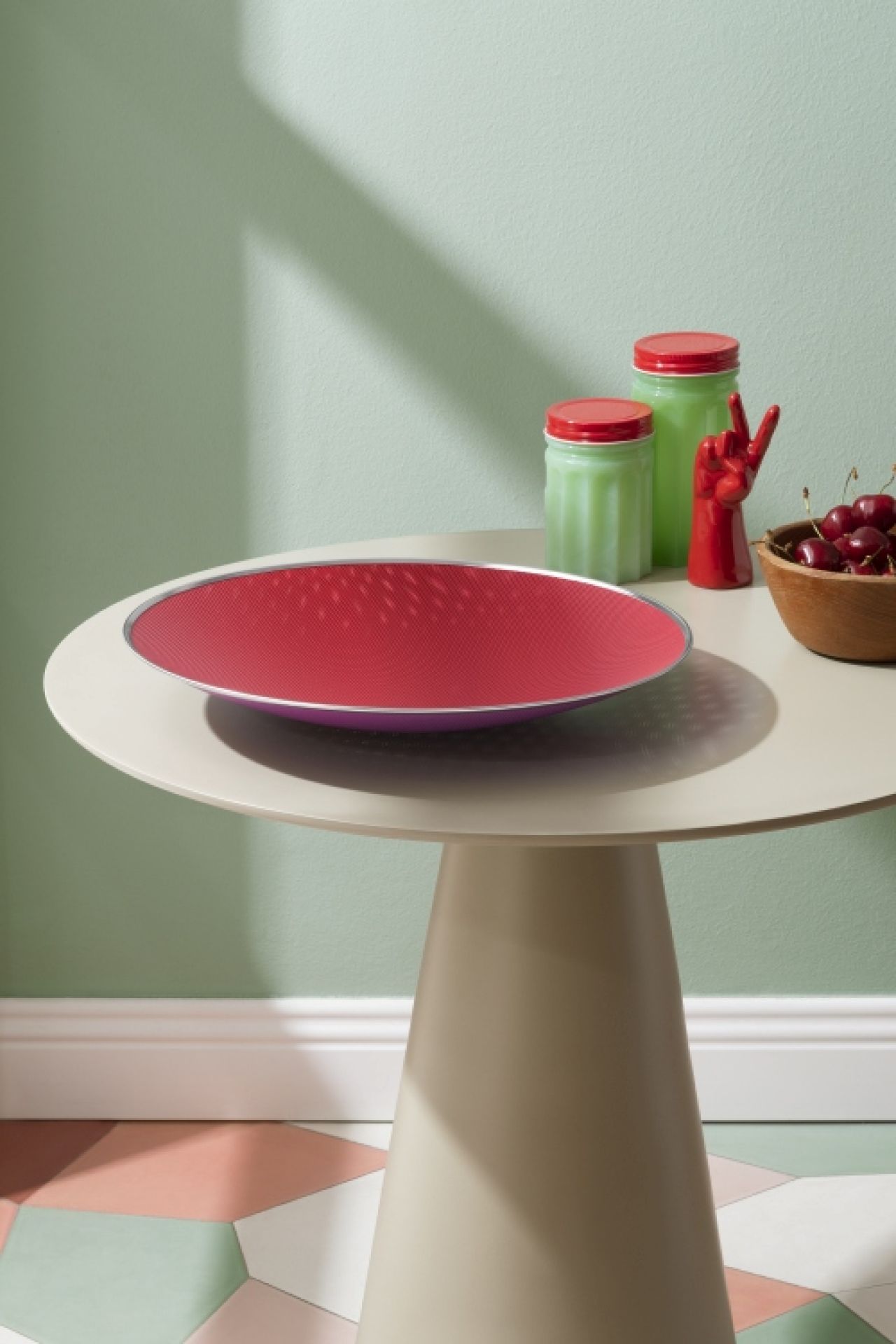 Cohncave Red and Purple Bowl SC01/33 Alessi