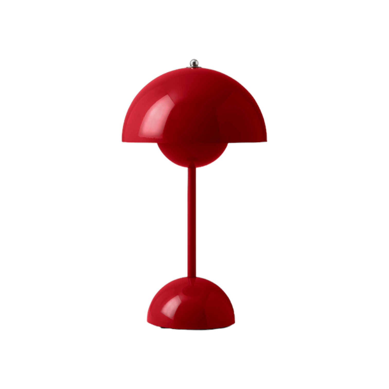 Flowerpot VP9 Portable Battery lamp / Table lamp with USB Vermilion red AndTradition SINGLE PIECES