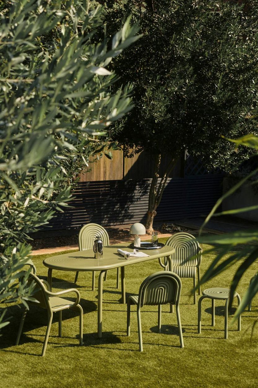 Groove Outdoor Armchair Putty Tom Dixon