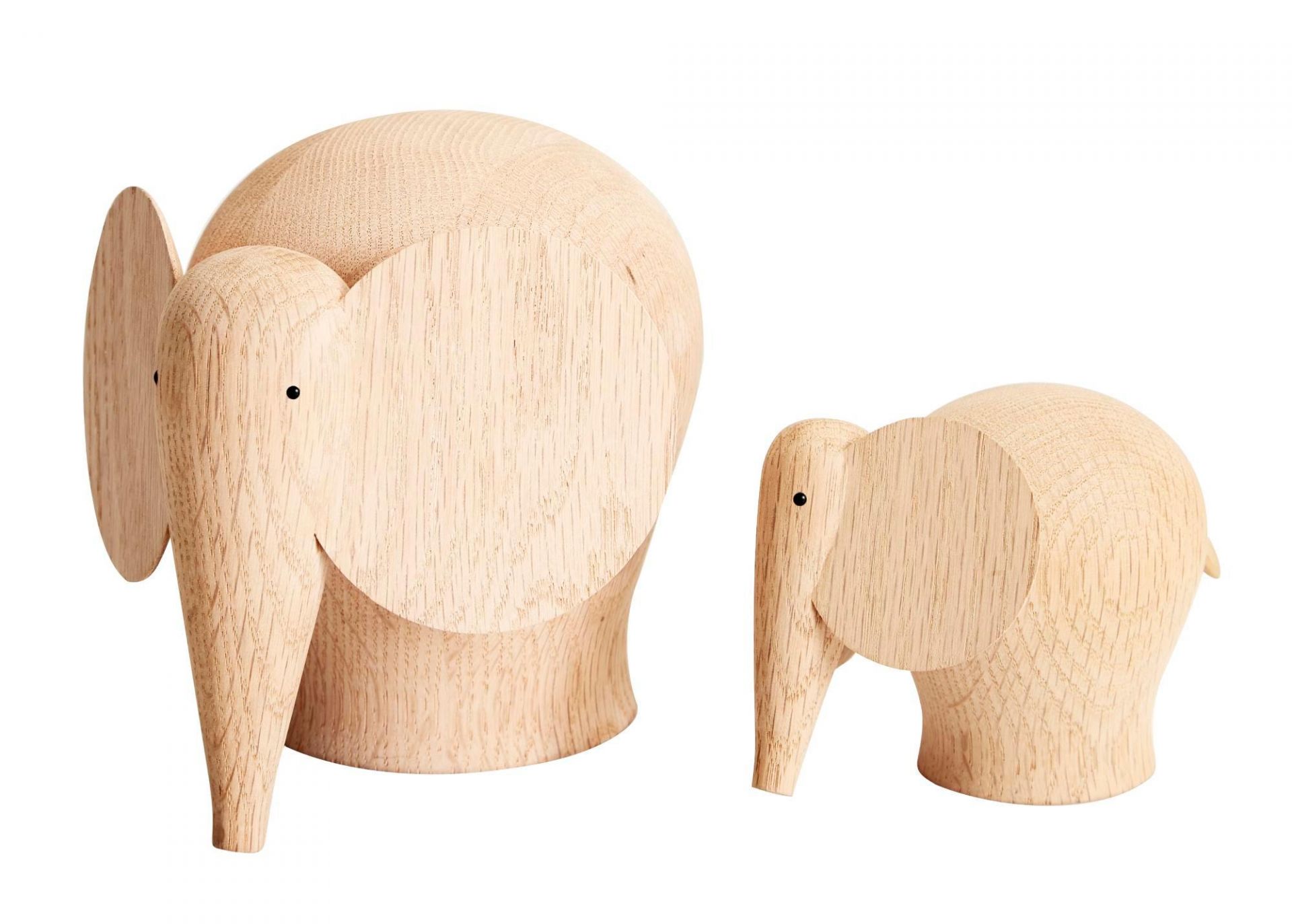 Nunu elephant Wooden elephant small Woud SINGLE PIECE