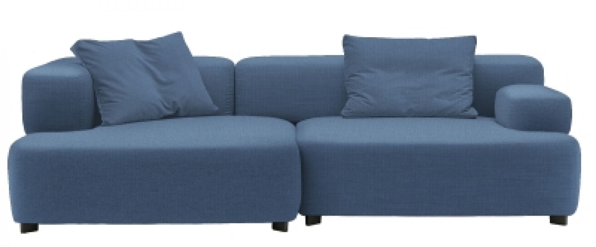 Alphabet 3-Seater Sofa Armrest left Fritz Hansen