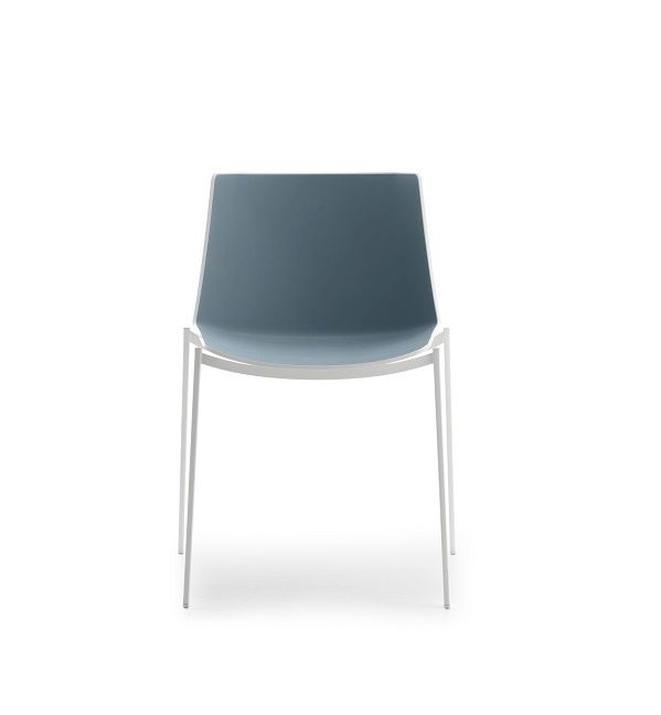AÏKU Chair 4 Metal Legs White MDF Italia
