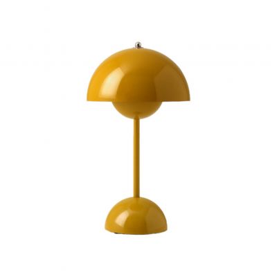 Flowerpot VP9 Portable Battery lamp / Table lamp with USB AndTradition Mustard