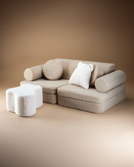 Play sofa teddy fabric Wigiwama