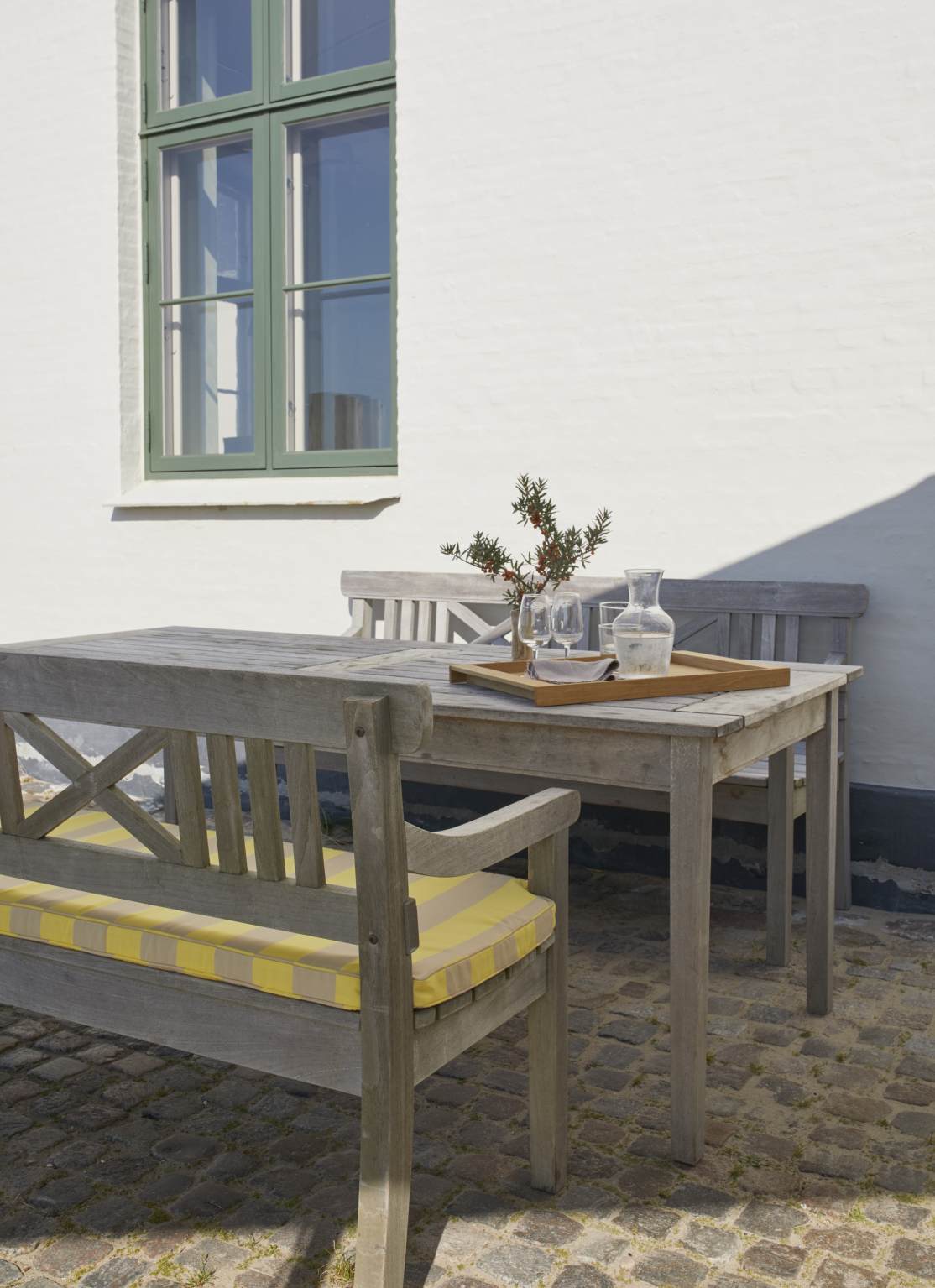Drachmann Table Outdoor dining table Skagerak by Fritz Hansen 