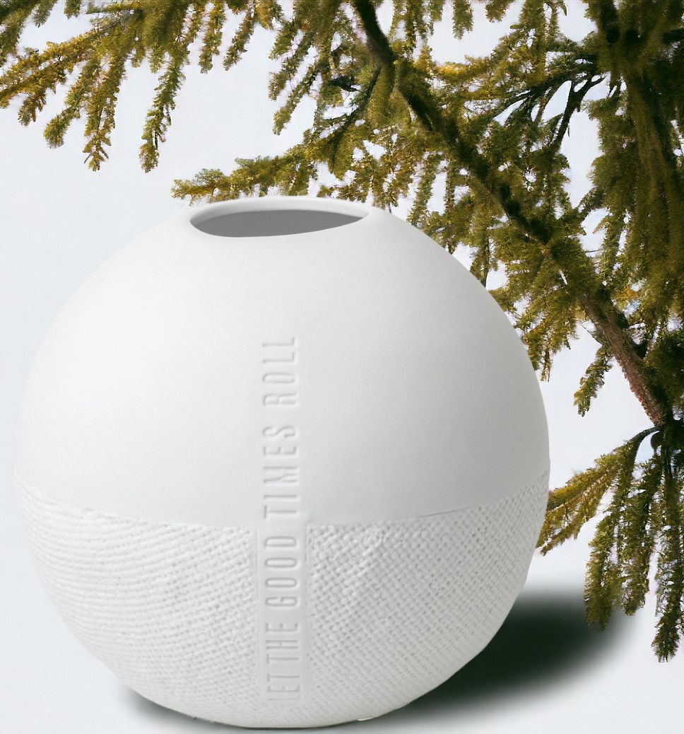 Formsprache Vase Let the Good Times Roll Wheels 