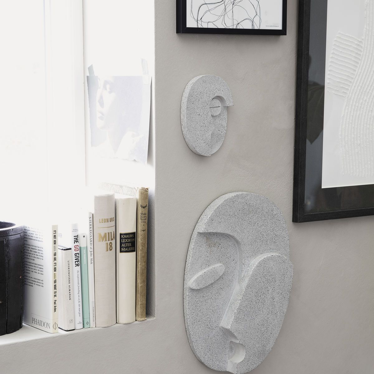 Wall Art Face Grey house doctor SINGLE PIECES