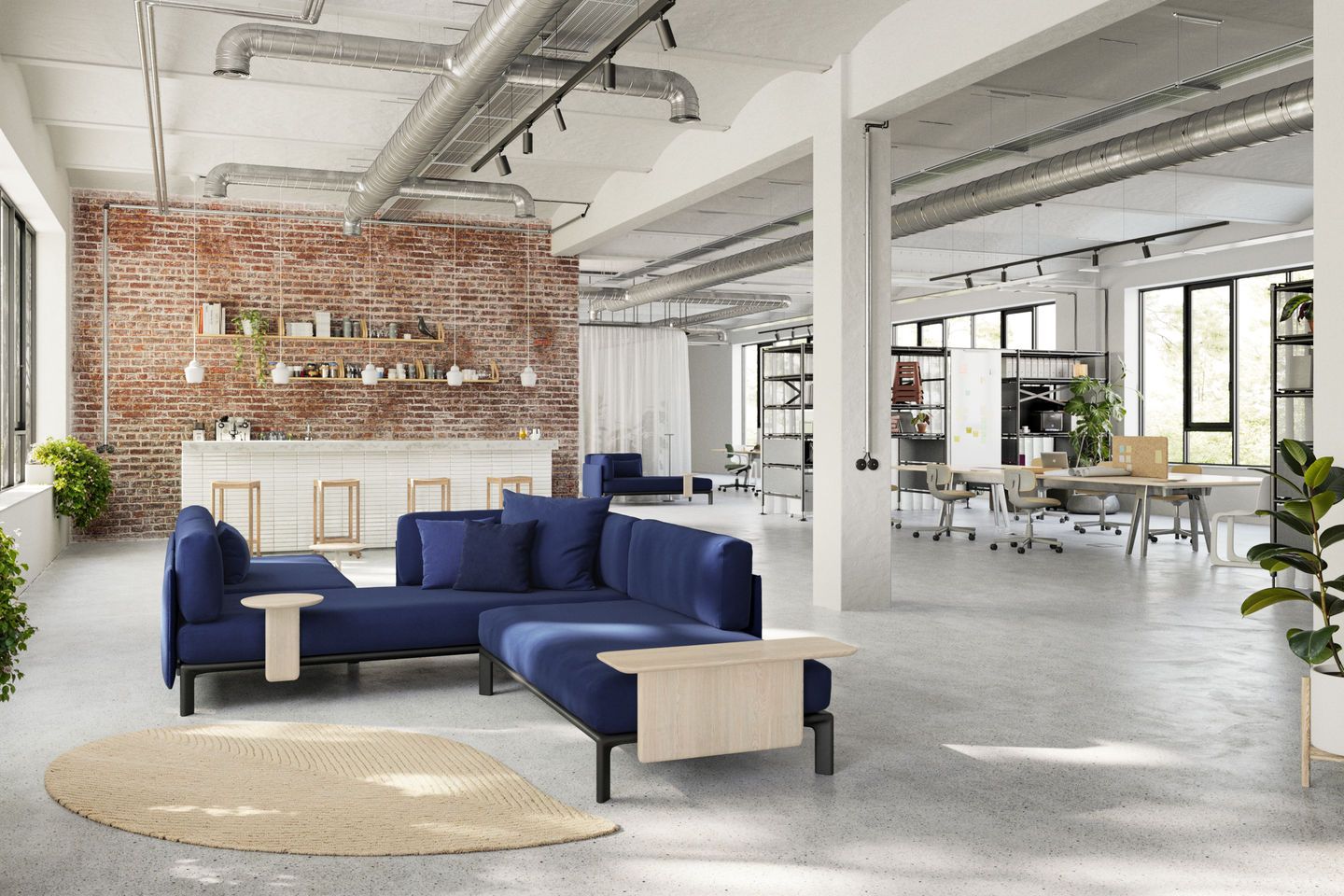Anagram platform connector 2 pieces Vitra  
