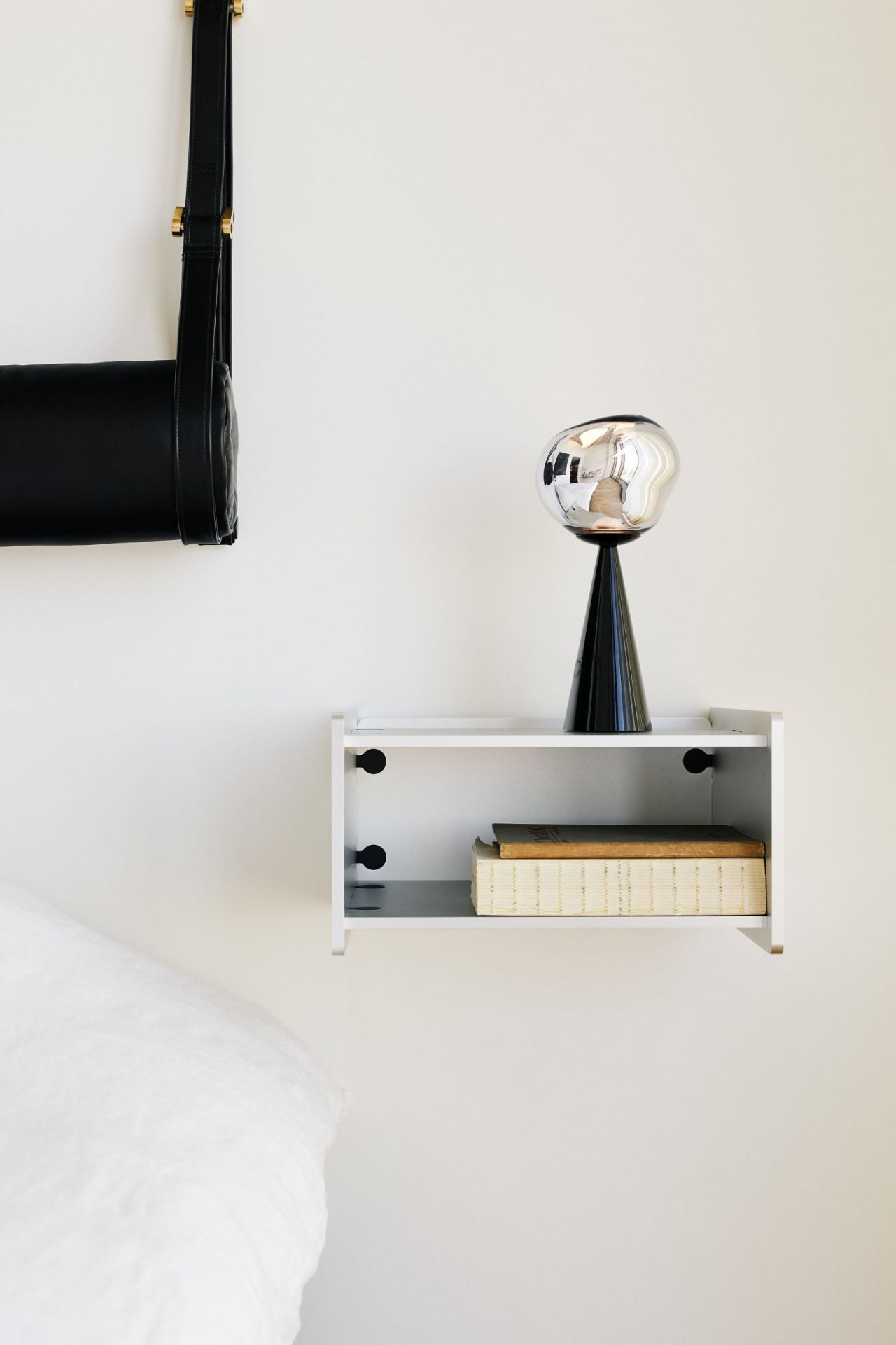 Melt Portable LED Table lamp silver Tom Dixon