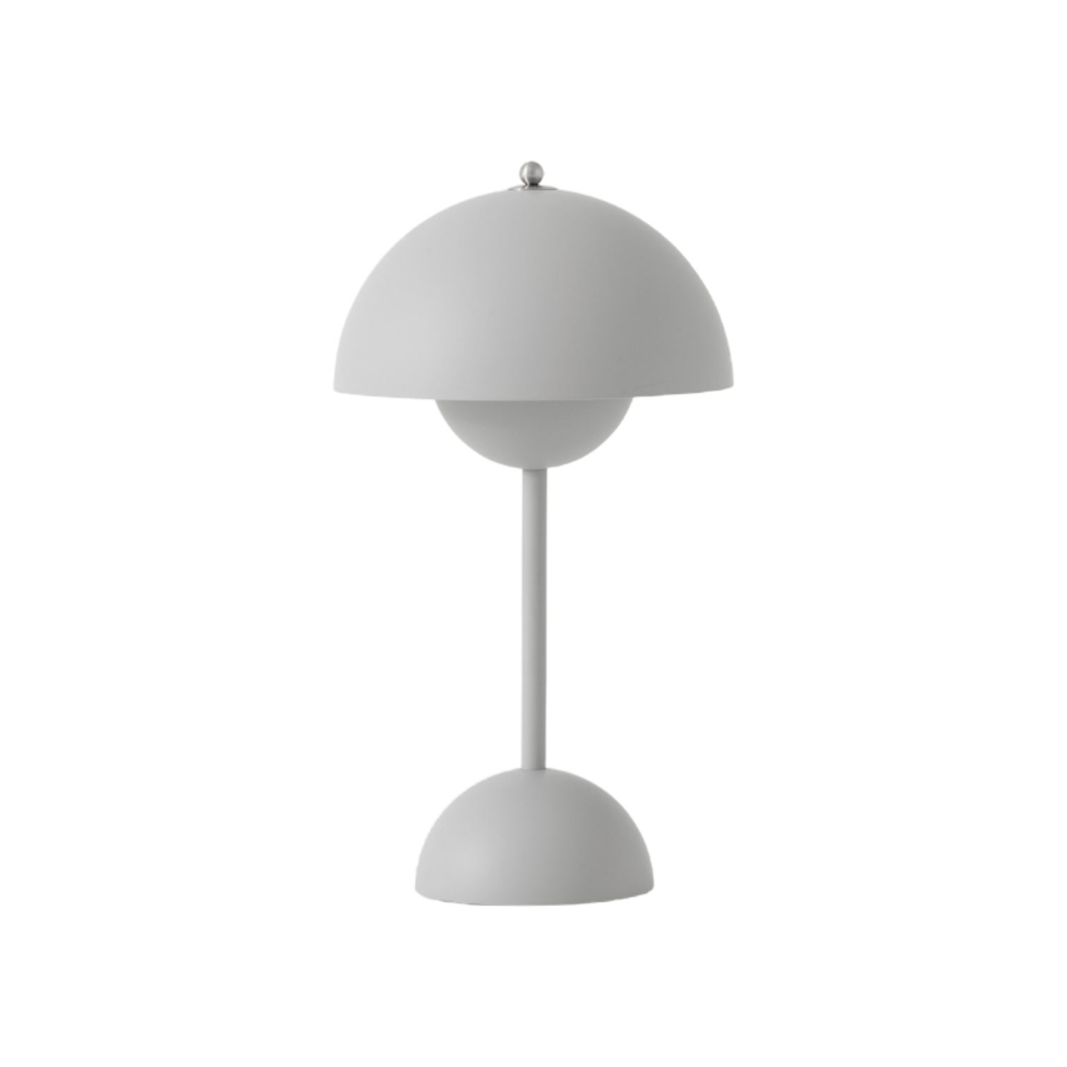 Flowerpot VP9 Portable Battery lamp / Table lamp with USB AndTradition Light grey matt