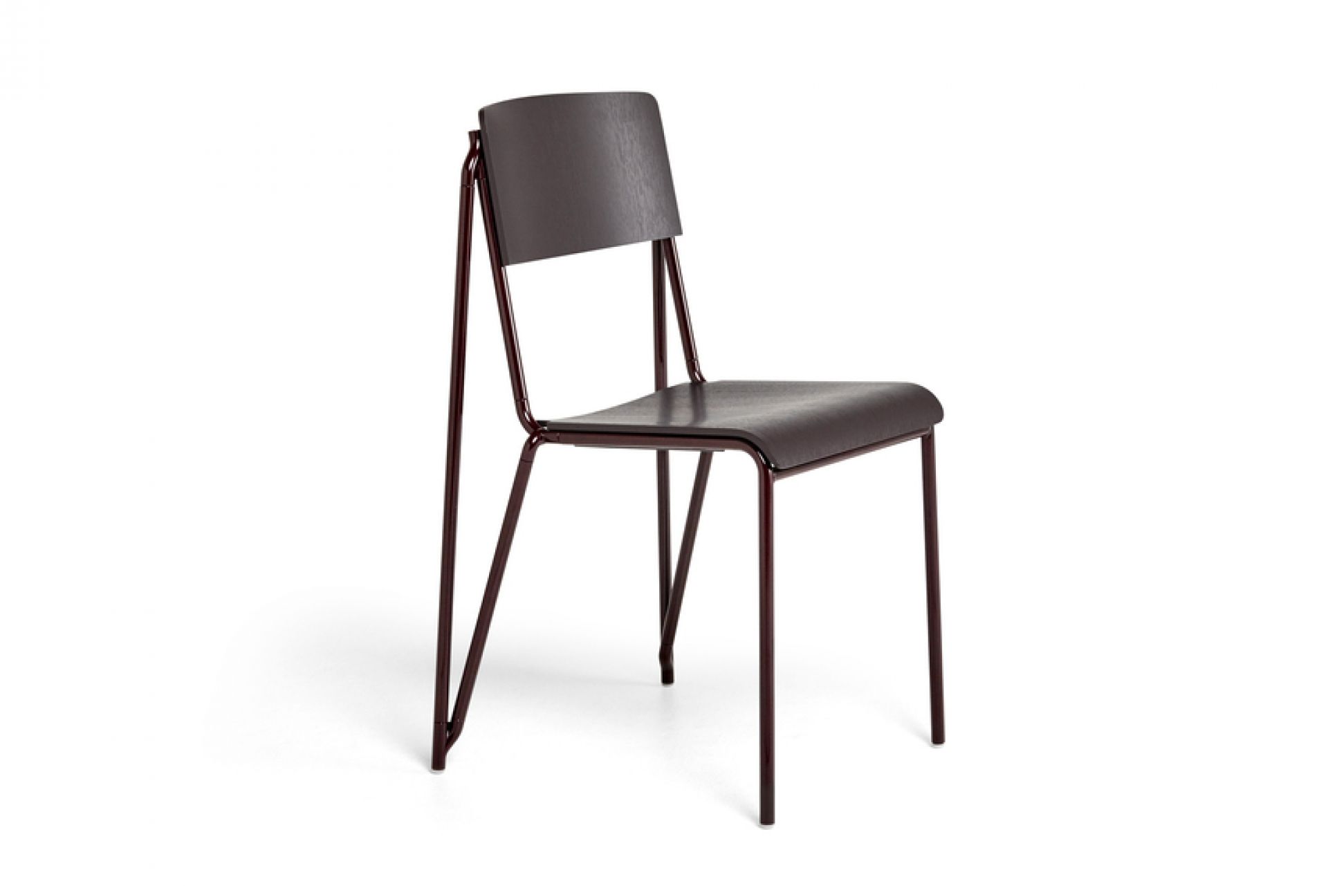 Petit Standard chair dark bordeaux Hay