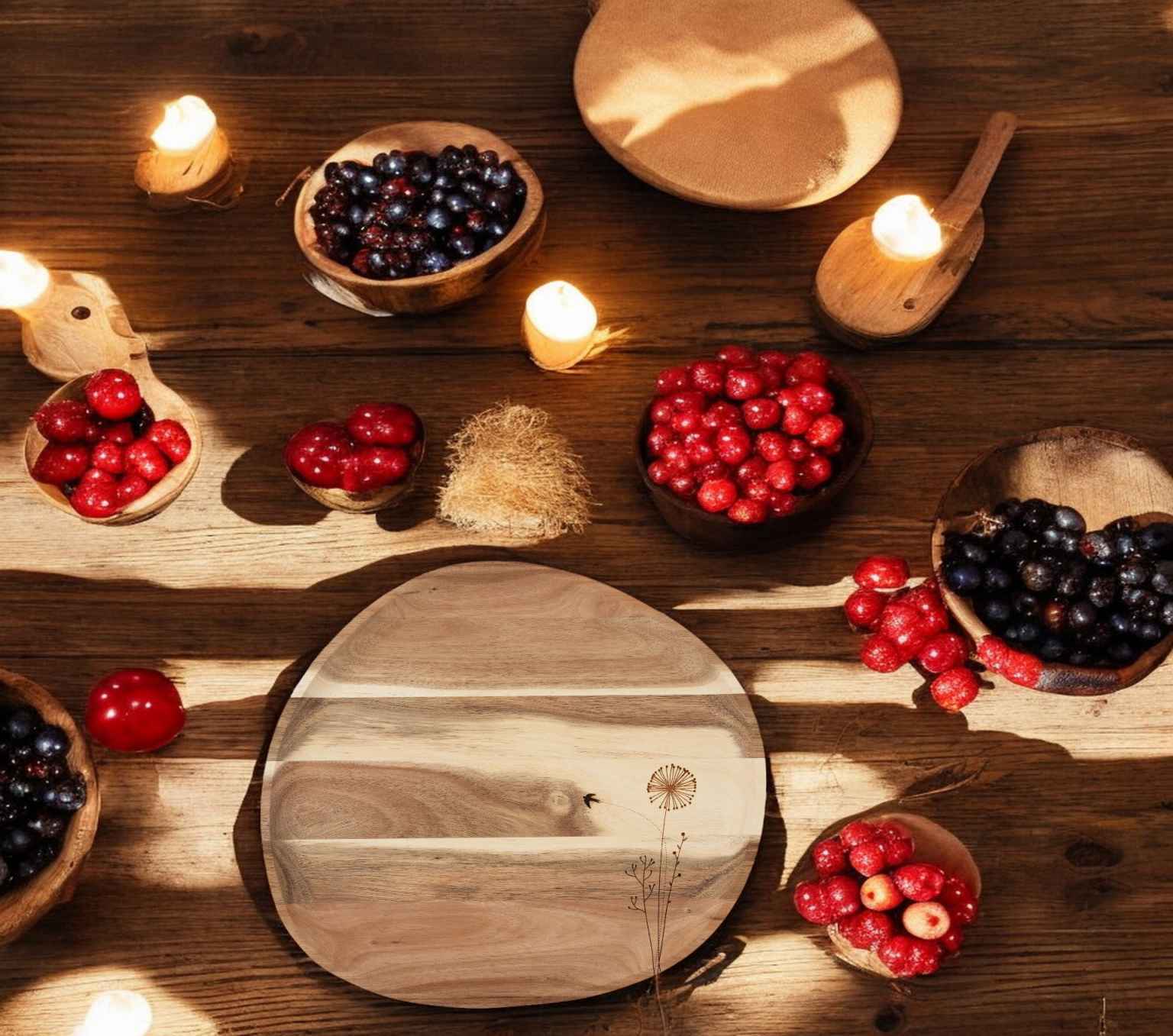 Wunderland Flora & Fauna wooden tray Räder SINGLE PIECES