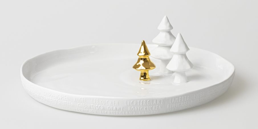 Porcelain stories Plates Fir trees Wheels