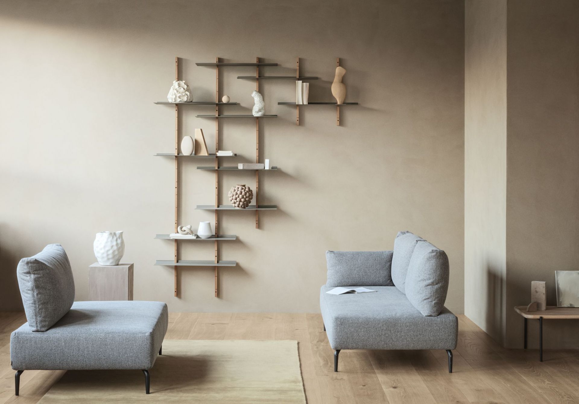 Smile Shelf Set Oak Eva Solo