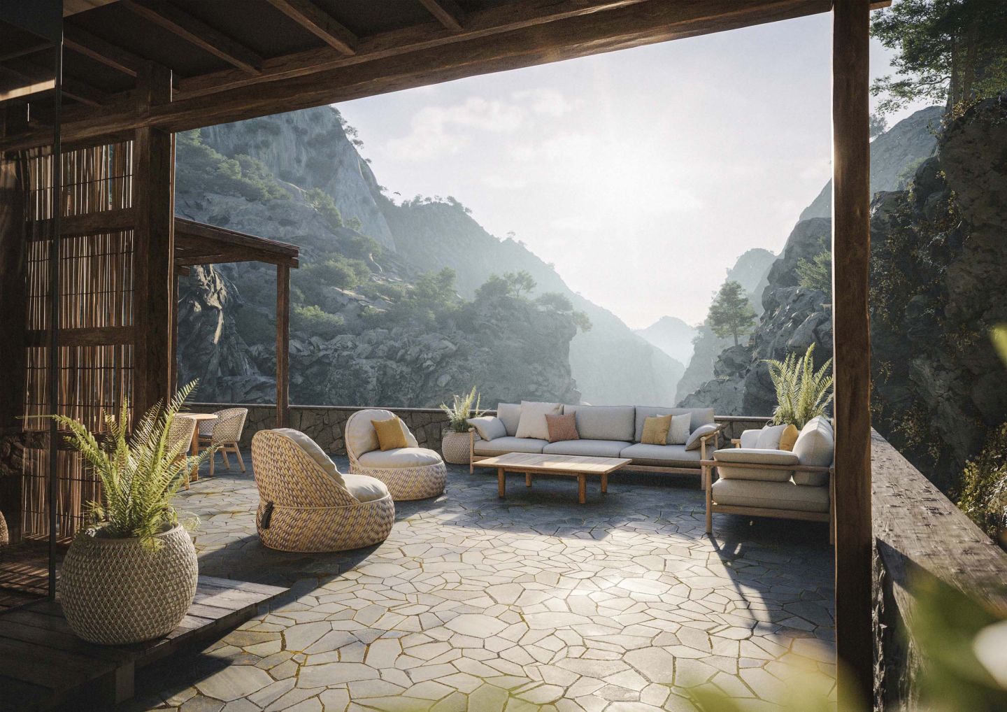 Dala Lounge Chair with Cushion Dedon