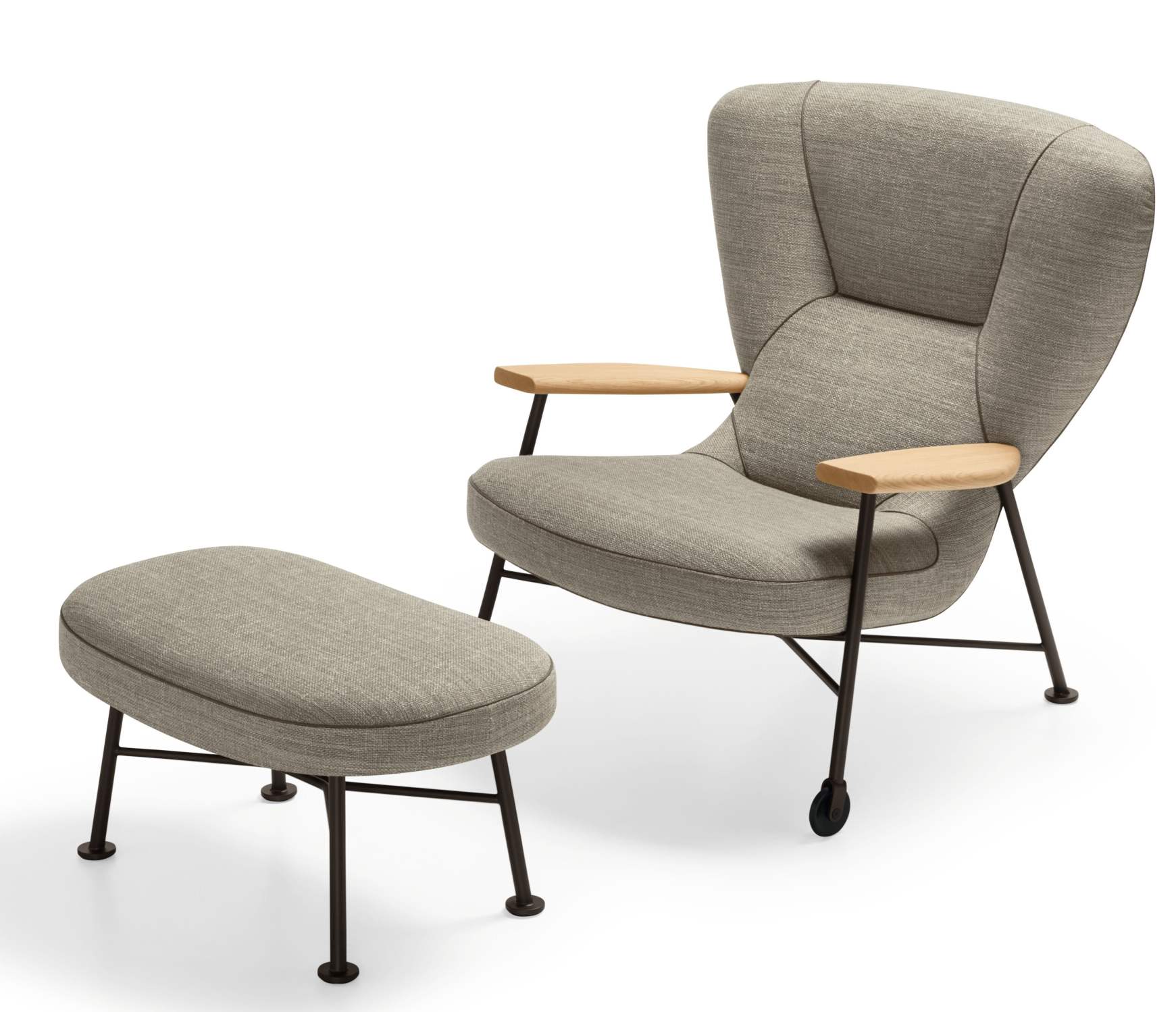 264-H1 Shinzo Stool Walter Knoll 