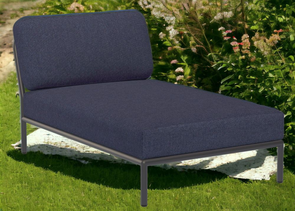 Level chaise longue outdoor armchair Houe 