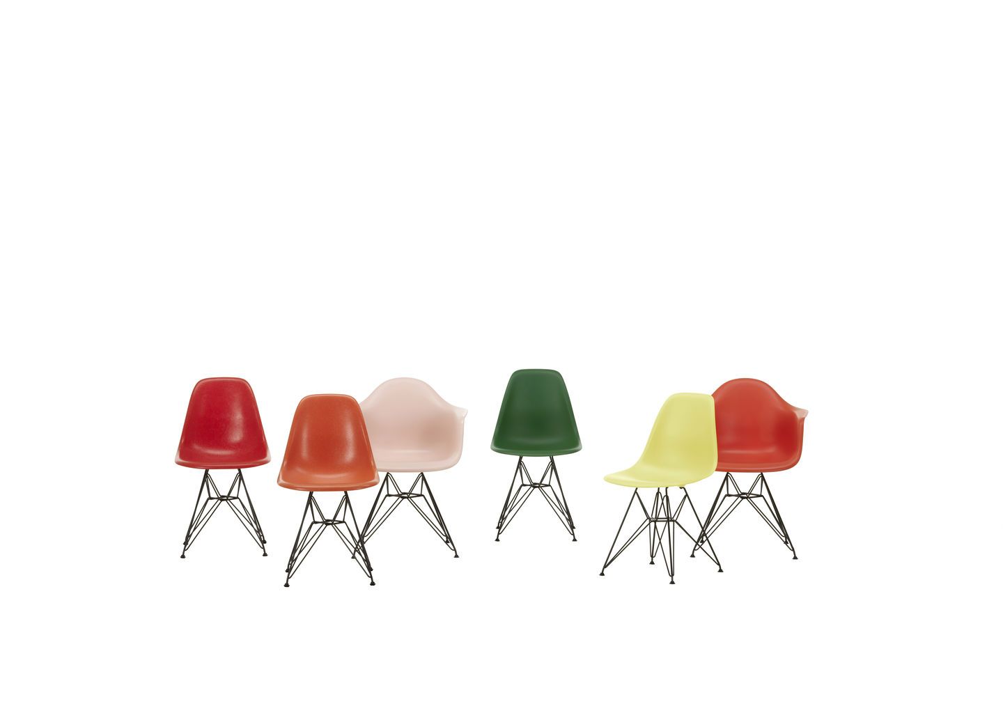 Eames Fibreglass Chair DSR Chair Vitra