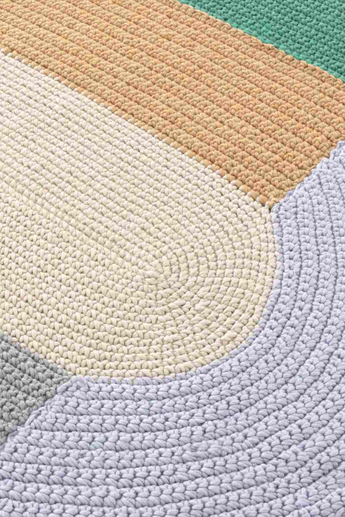 The Crochet Collection Embroidery Mix Rug 180x300 cm Gan