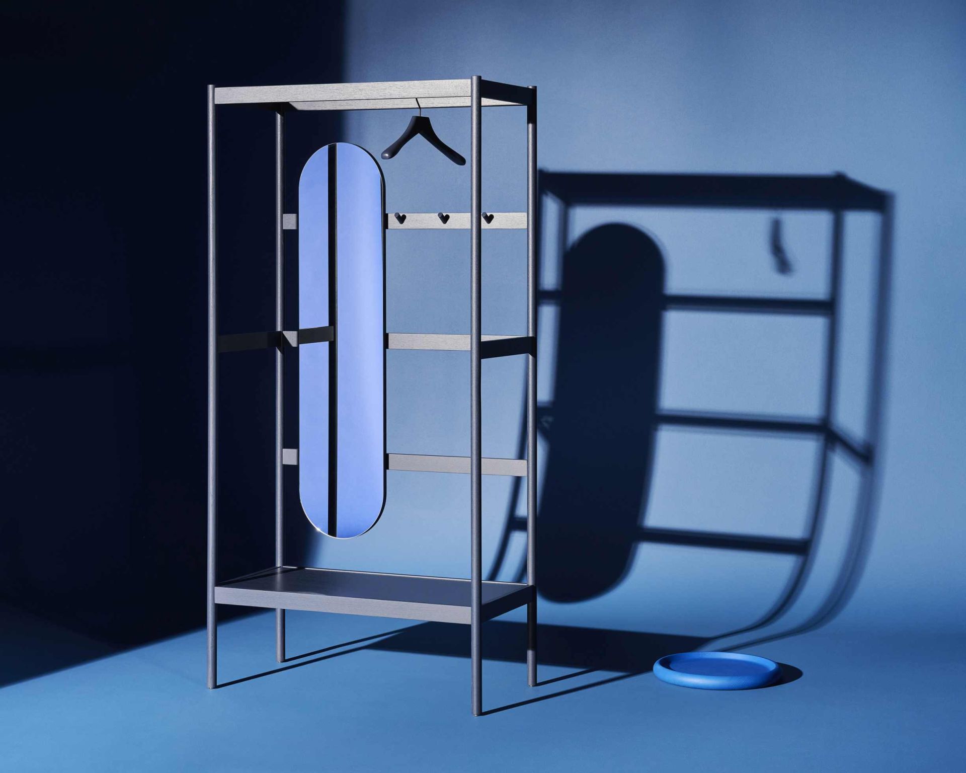 Chester coat rack with mirror Schönbuch