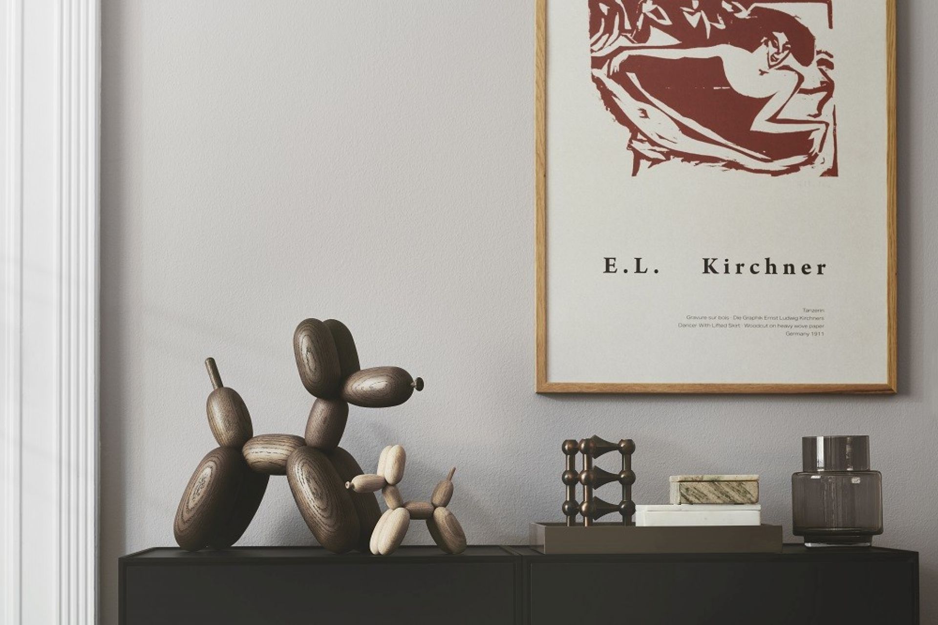 Ballon d'Og wooden figure dog Boyhood SINGLE PIECES