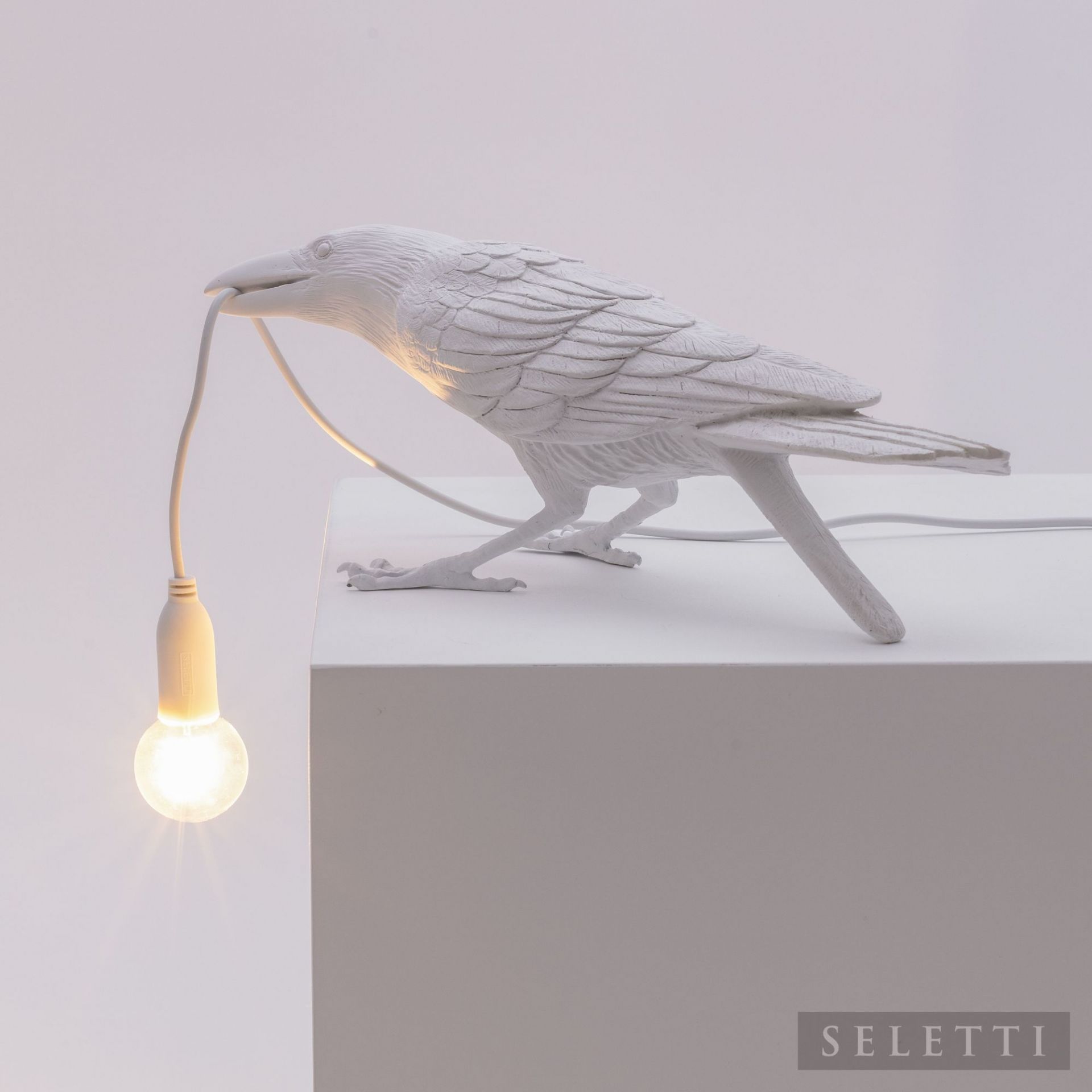 Bird Lamp Playing white lamp Seletti SINGLE PIECES