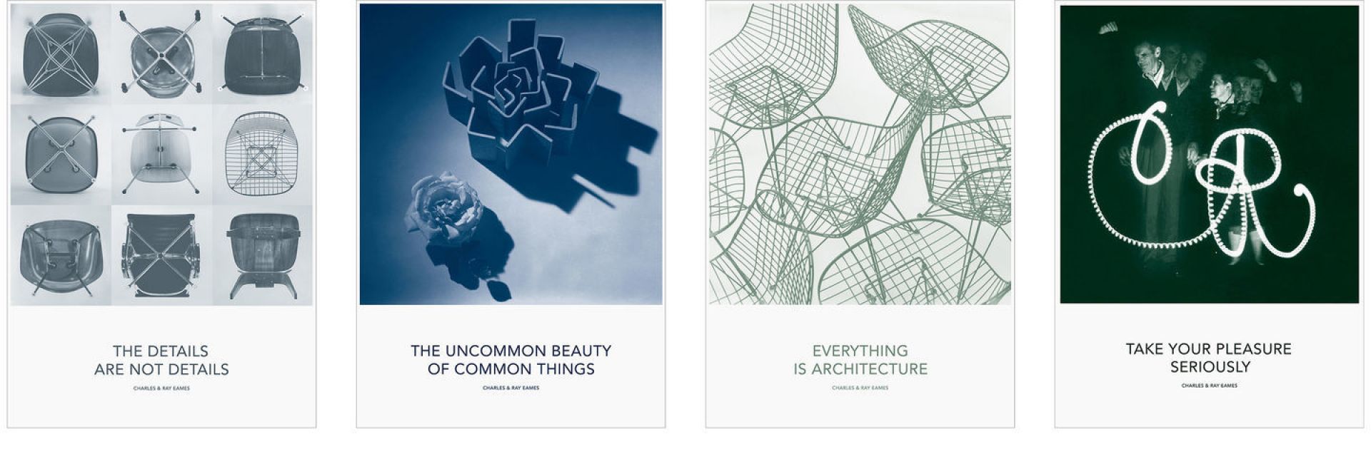 Eames Quotes Posters Vitra SINGLE PIECES