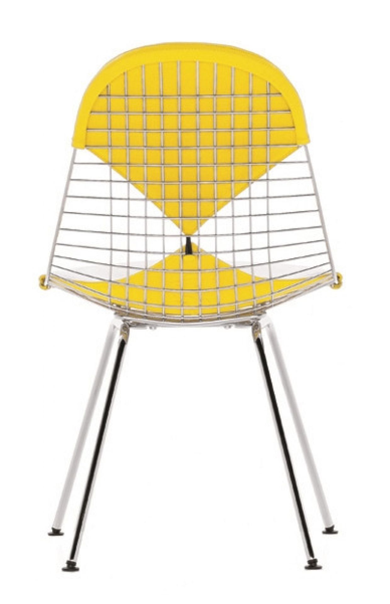 DKX-2 Wire Chair Chair with Seat and Back Upholstery Vitra