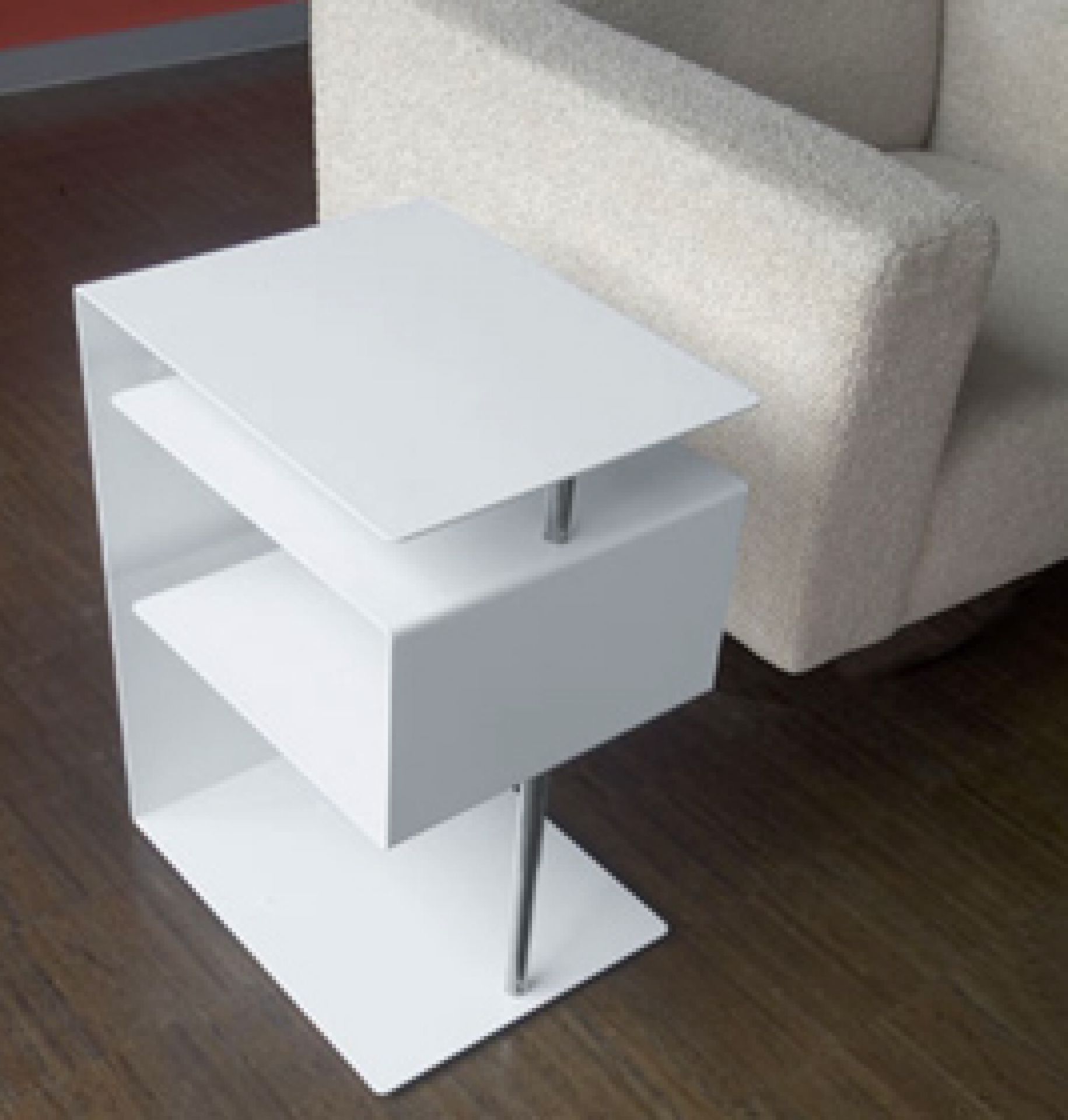 X-Centric side table silver  Radius