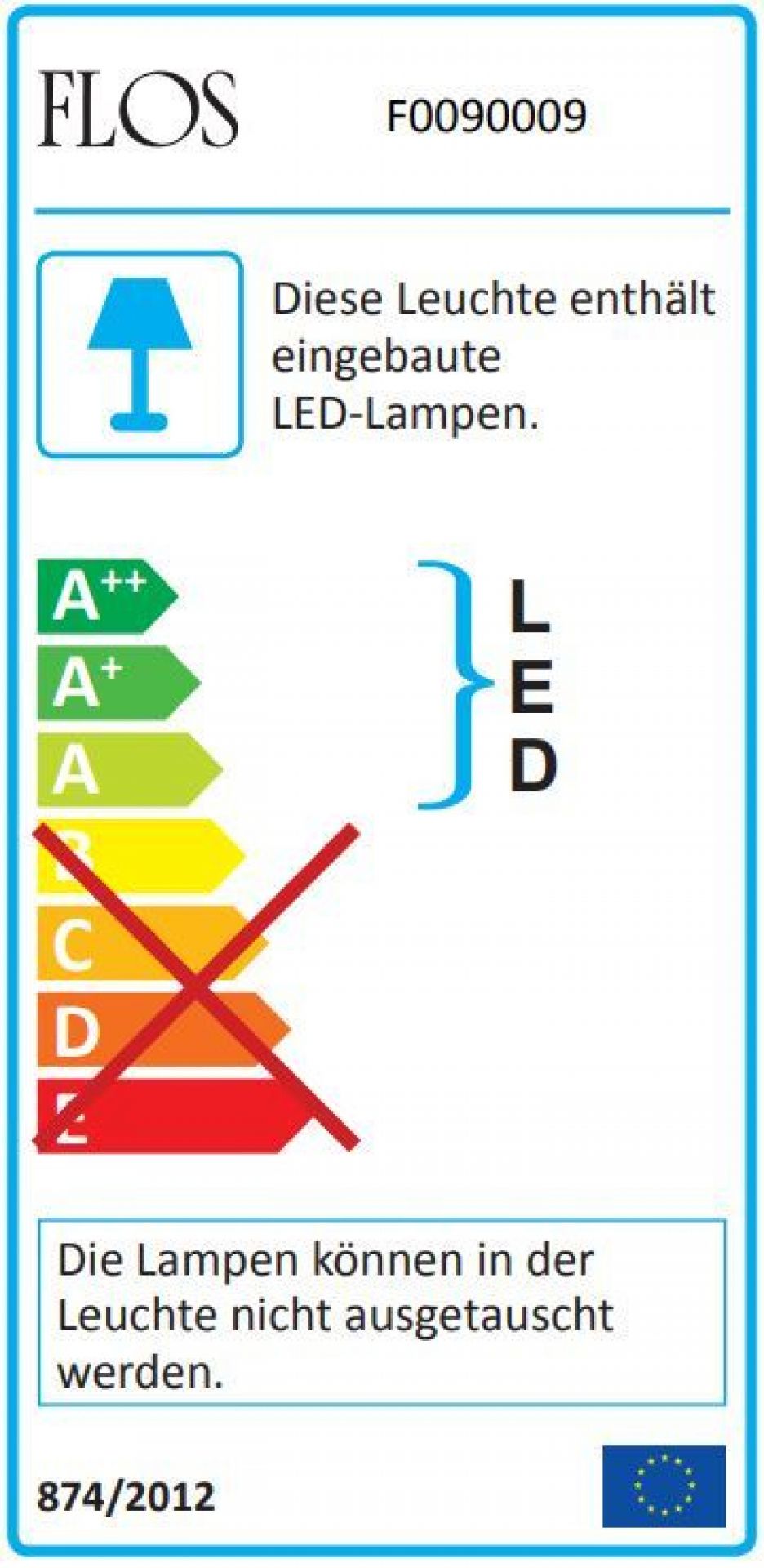 Aim LED Pendant light large Flos