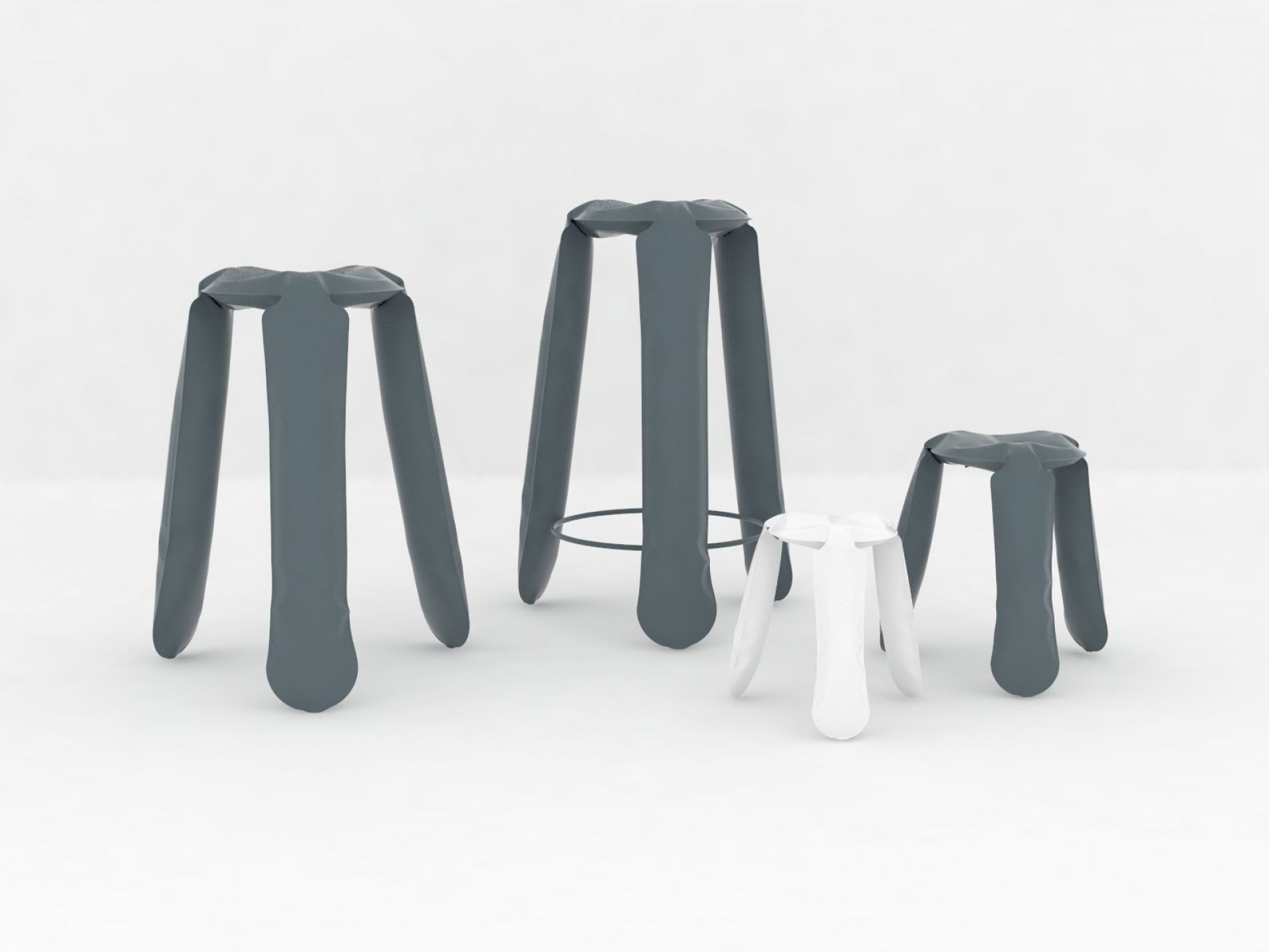 Plopp Chippensteel / kitchen stool Zieta