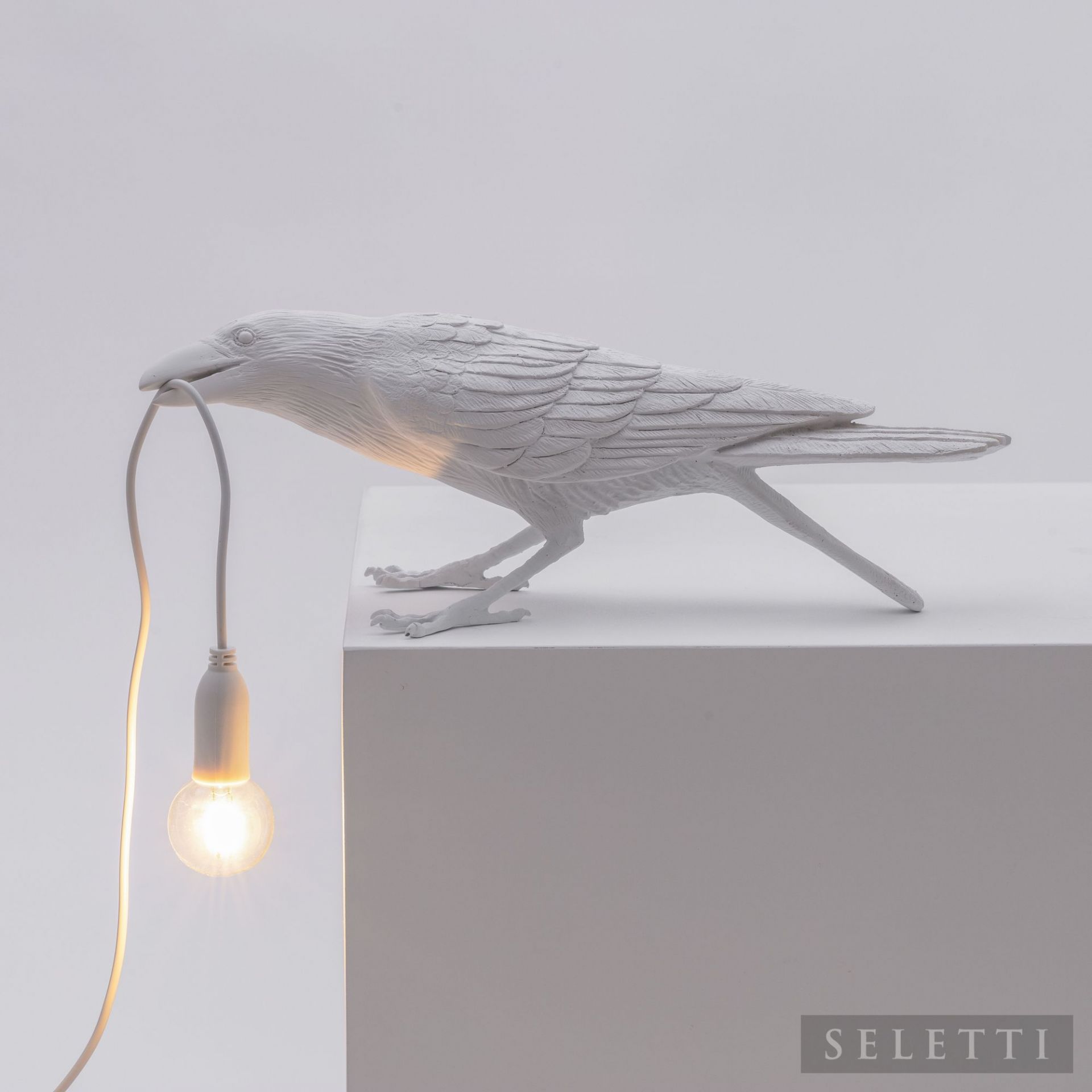 Bird Lamp Playing white lamp Seletti SINGLE PIECES