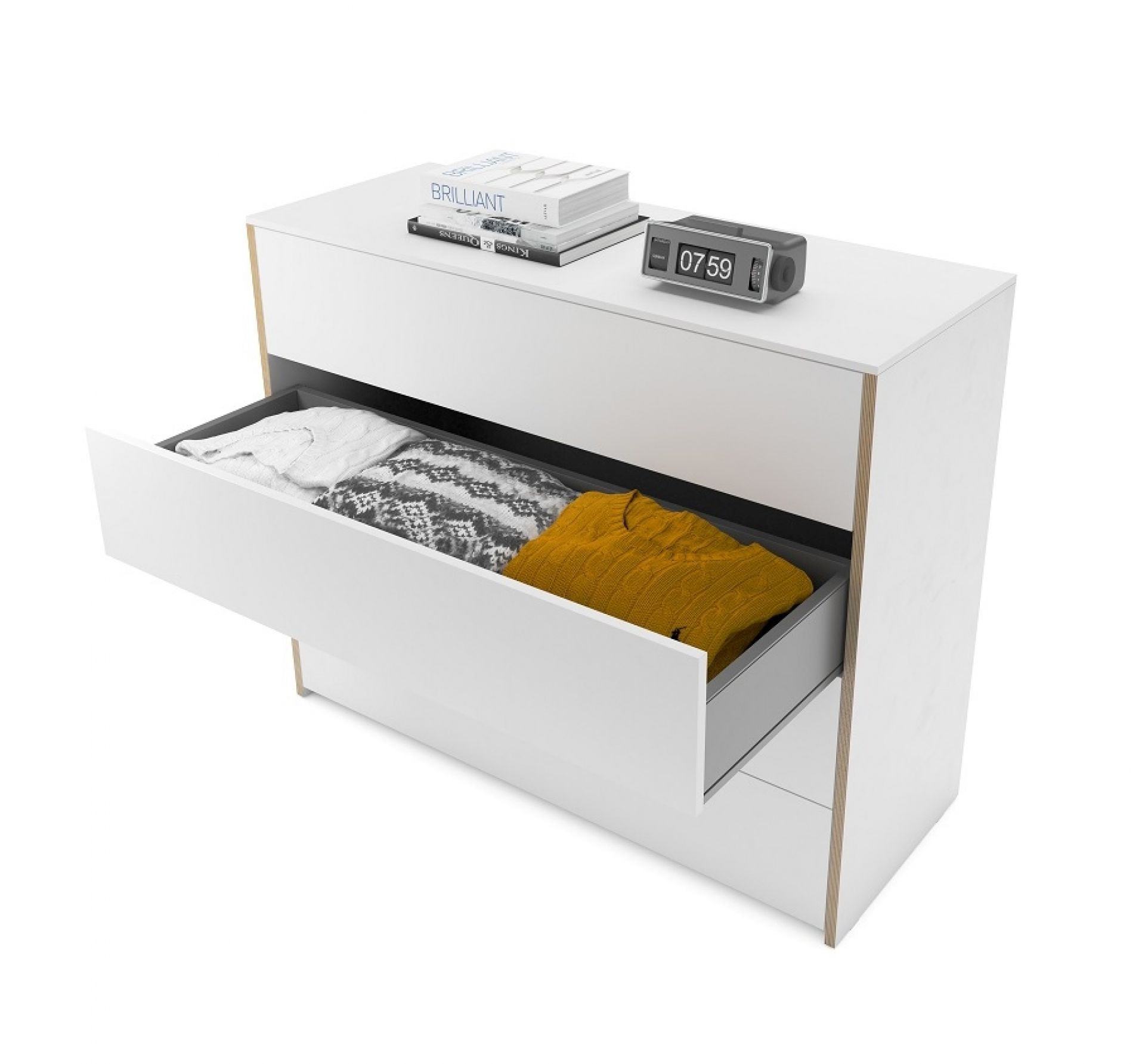 Modular Plus Kommode Dresser with 4 drawers Müller Möbelwerkstätten
