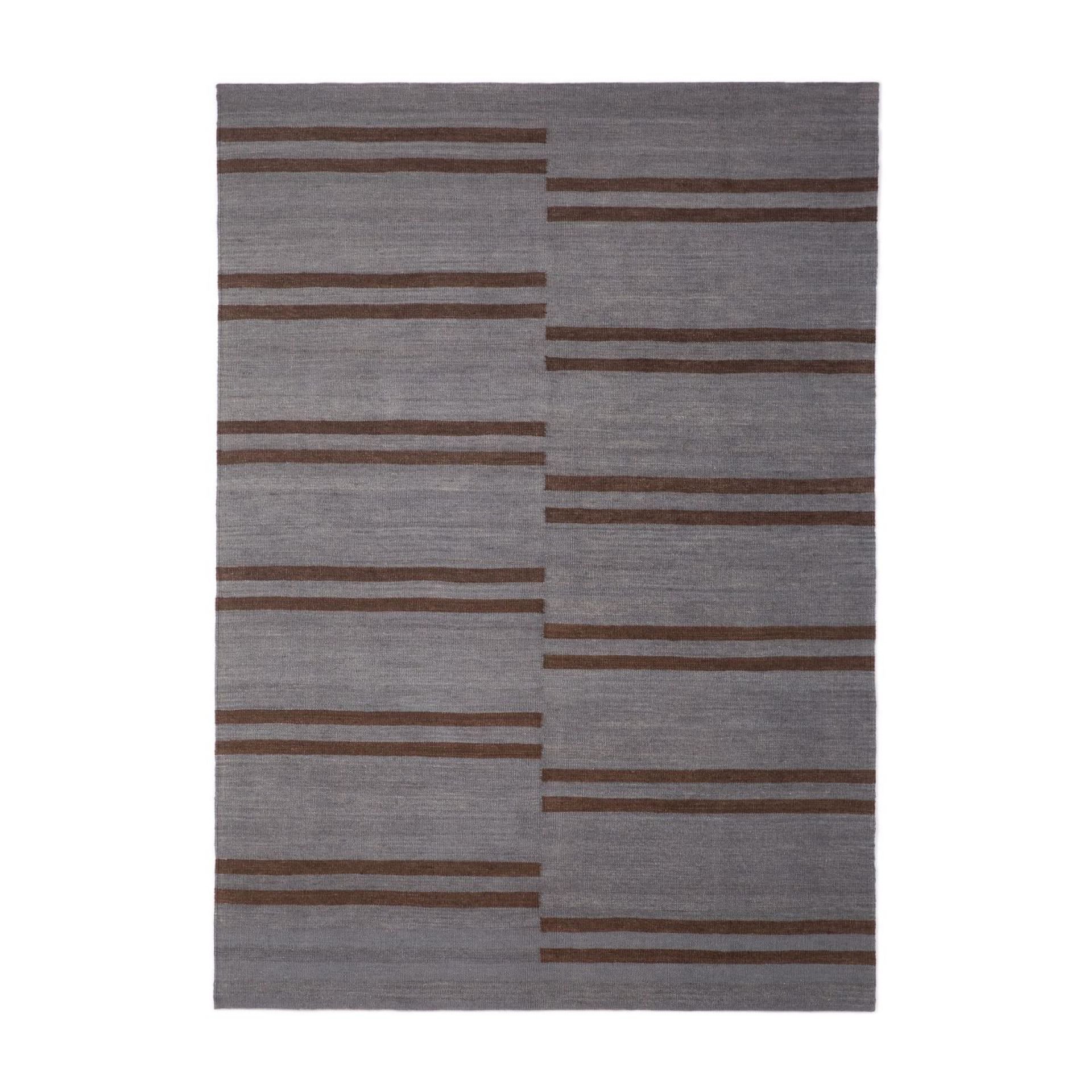 Blue Mazandaran Kilim rug 170x240 cm Ethnicraft EXHIBITION PIECE
