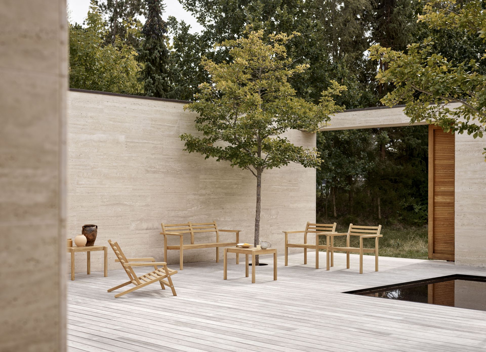 AH603 Deck Chair Teak Carl Hansen & Søn 