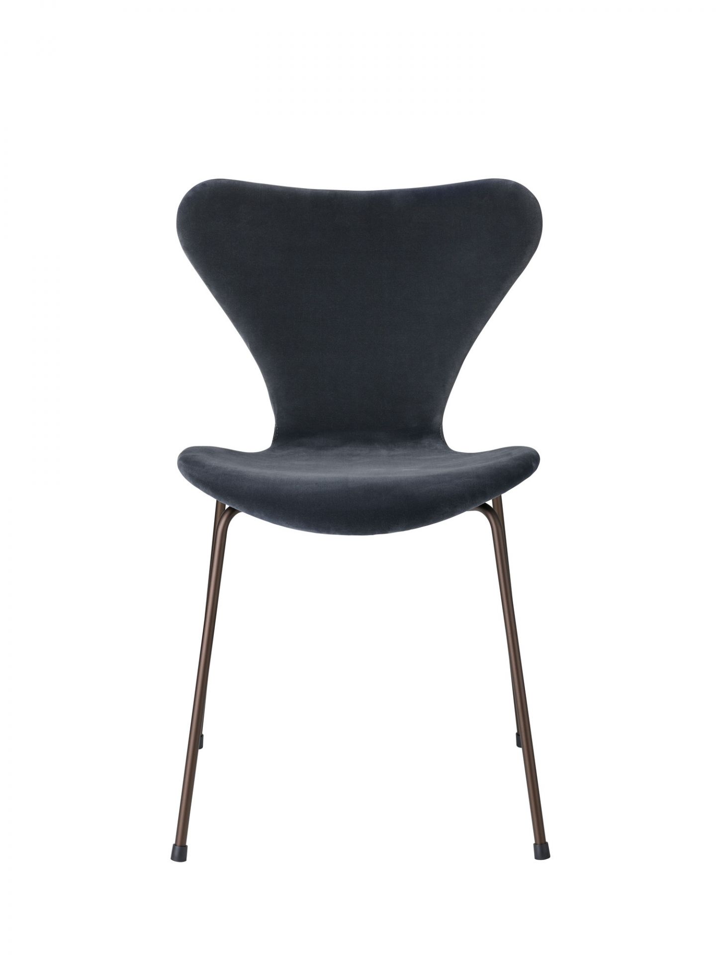 Series 7 3107 Belfast Chair fully upholstered Fritz Hansen grey blue
