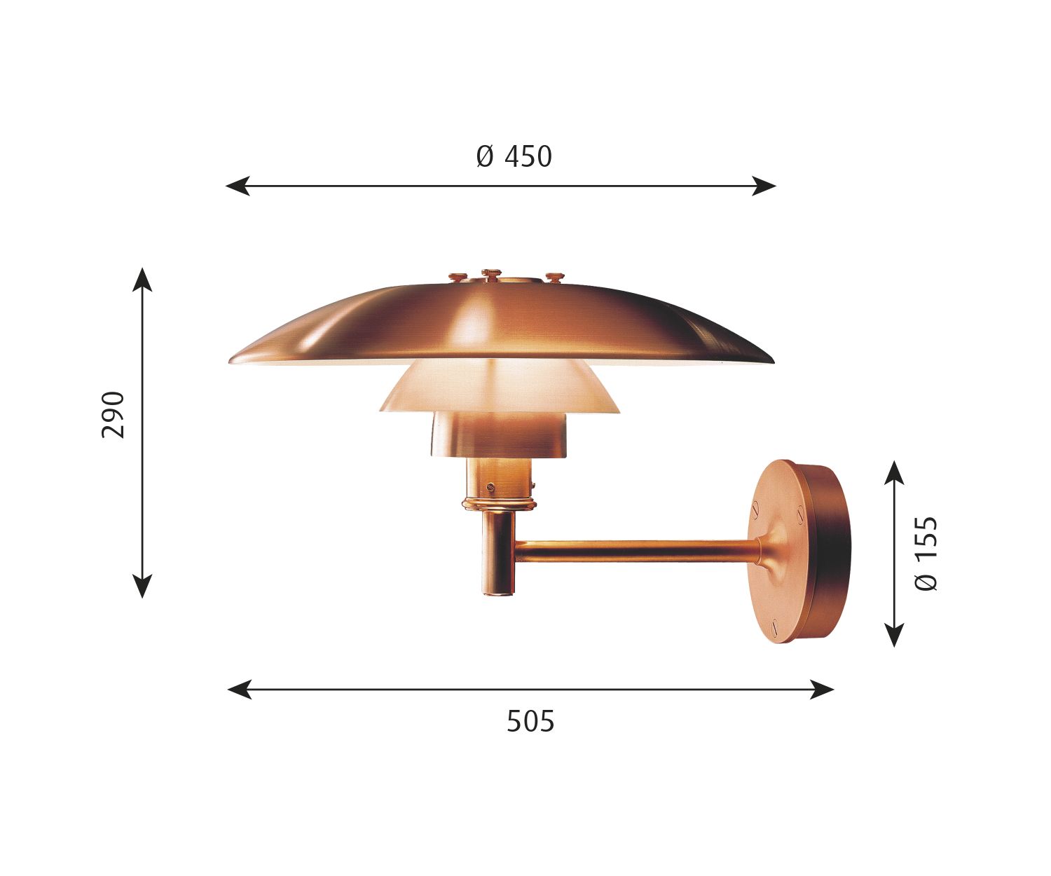 PH Outdoor Wall Light Louis Poulsen 