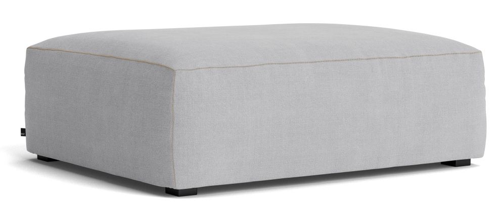 Mags Soft Ottoman S02 Small Hay Fabric Linara 443 with beige stitching