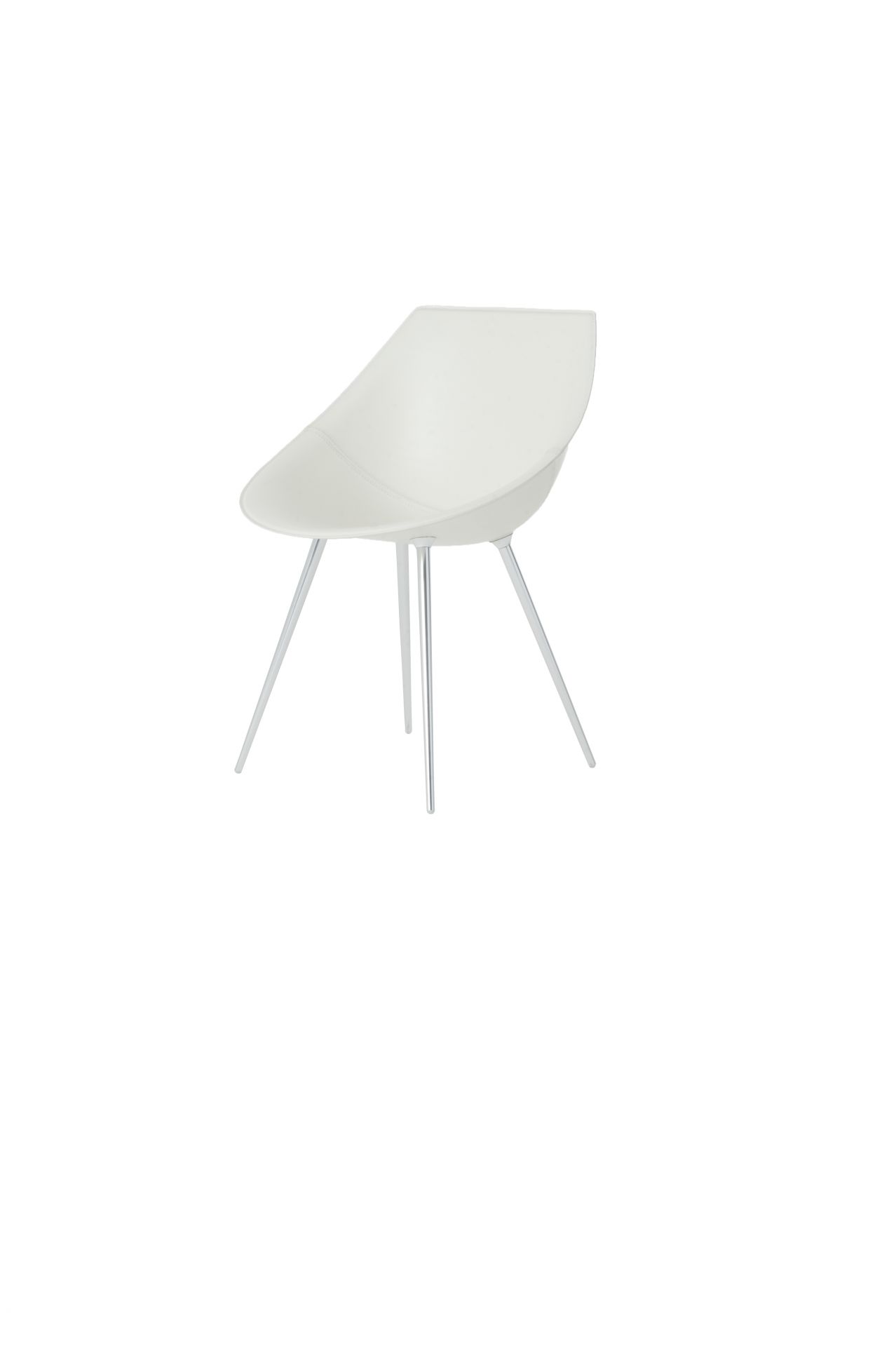 LAGO Chair with Armrests (Leather legs) Driade