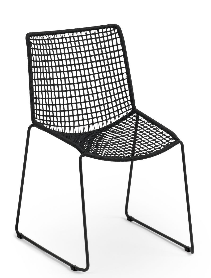 Slope Chair Outdoor black powder-coated Weishäupl 