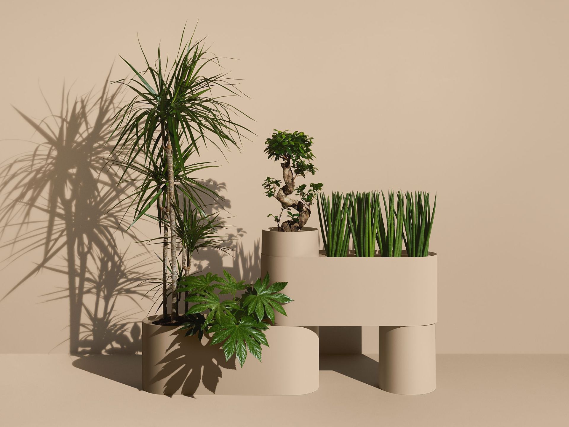 Plant Here plant box / flower pot Mizetto QUICK SHIP