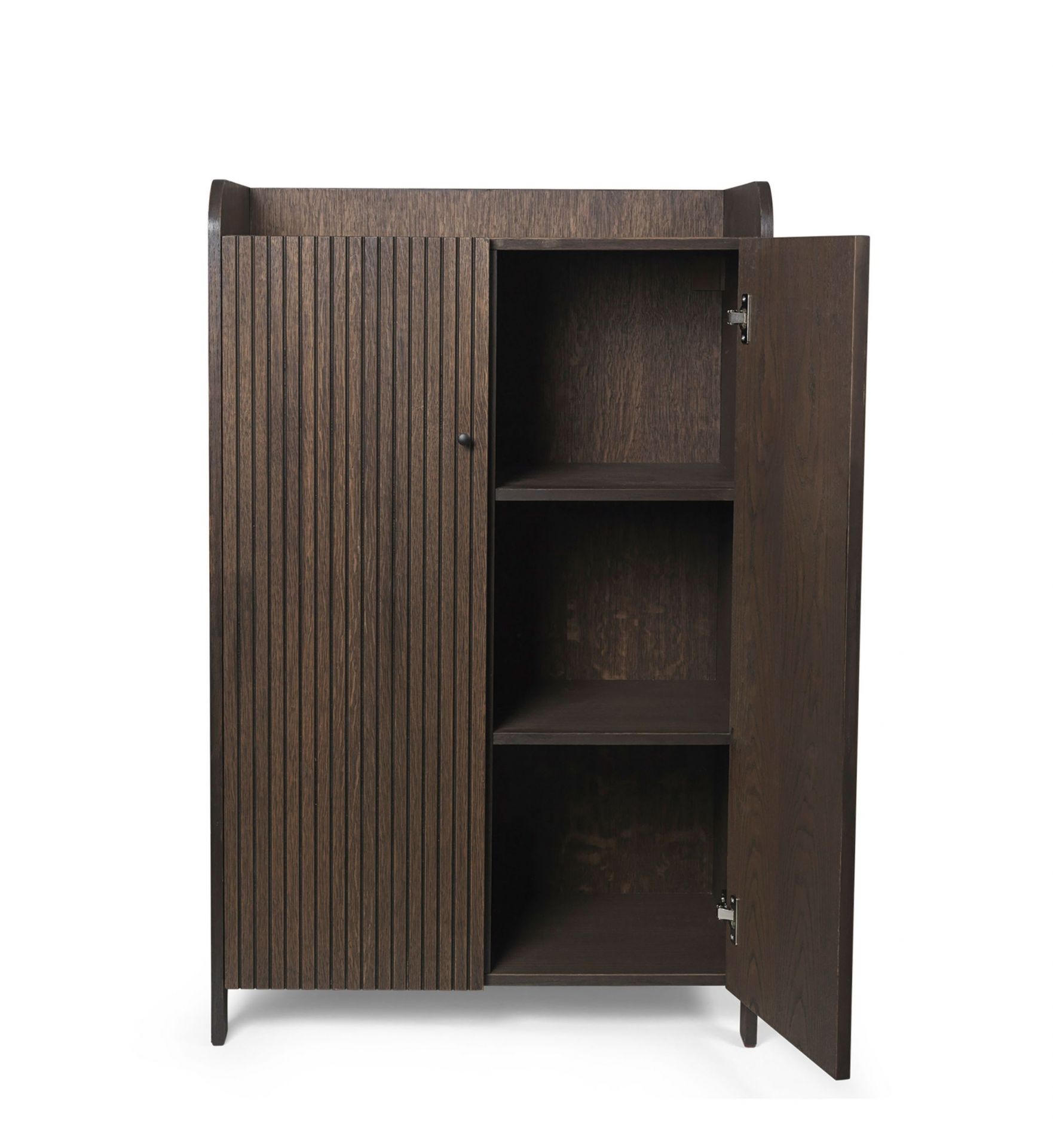 Sill Cupboard Low Dark Stained Oak Ferm Living