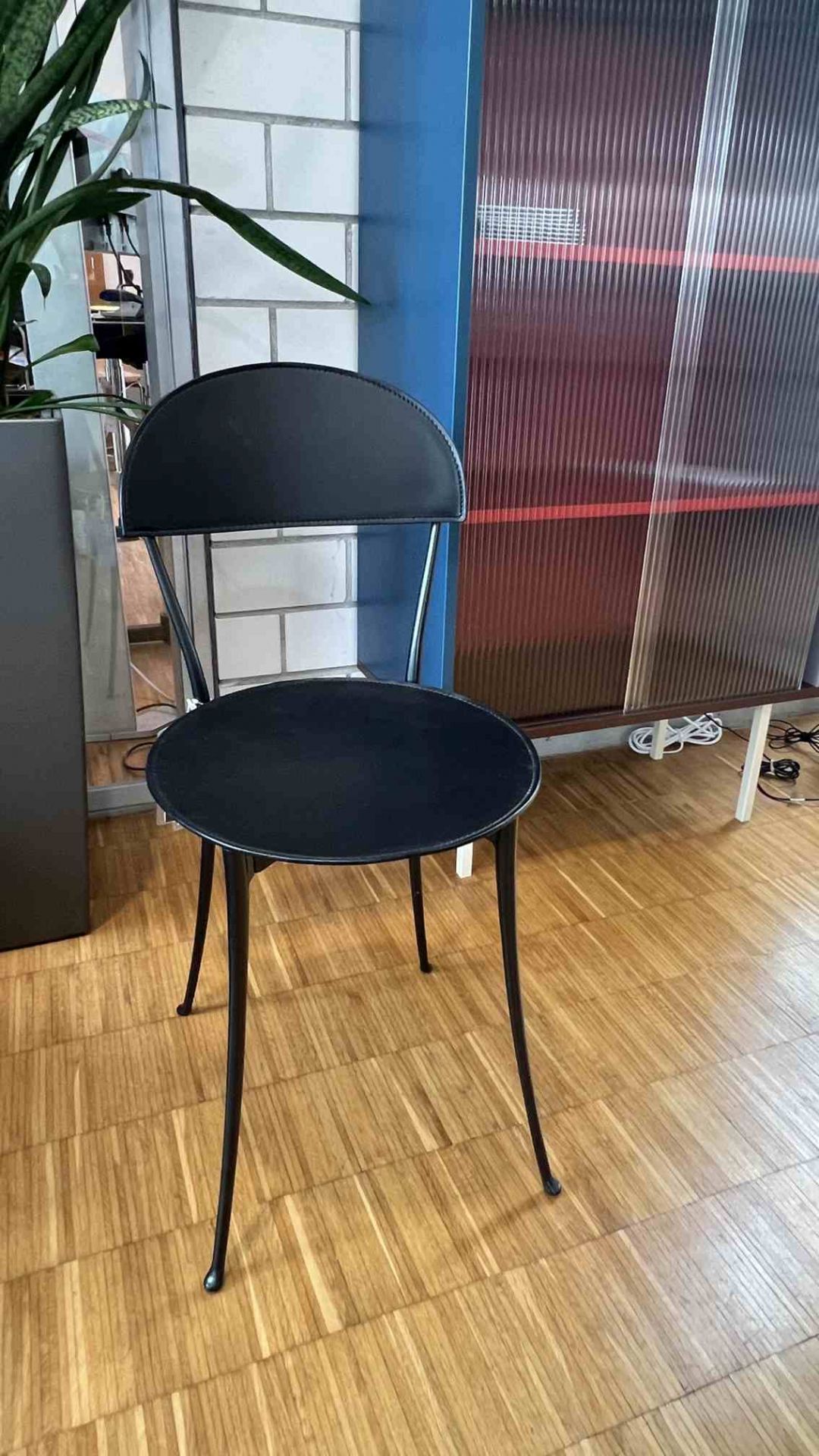 Tonietta Chair Nero 000701 Zanotta EXHIBITION PIECE