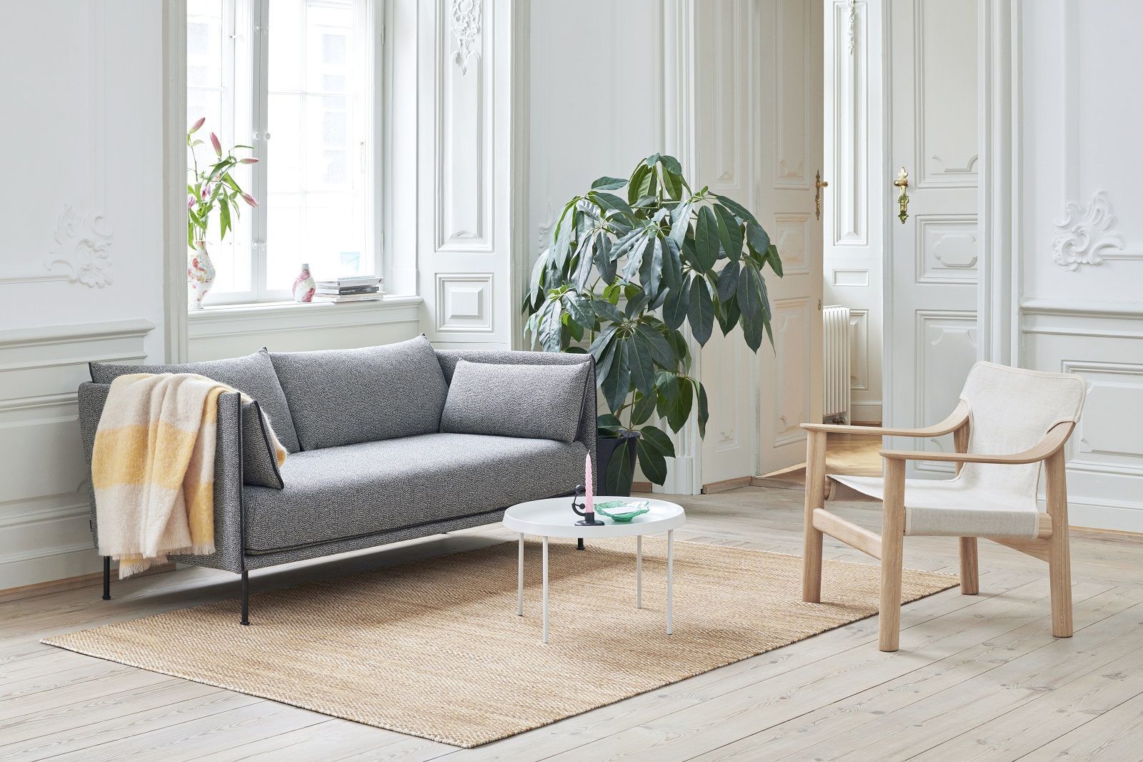 Silhouette Sofa 2-seater Low Hay