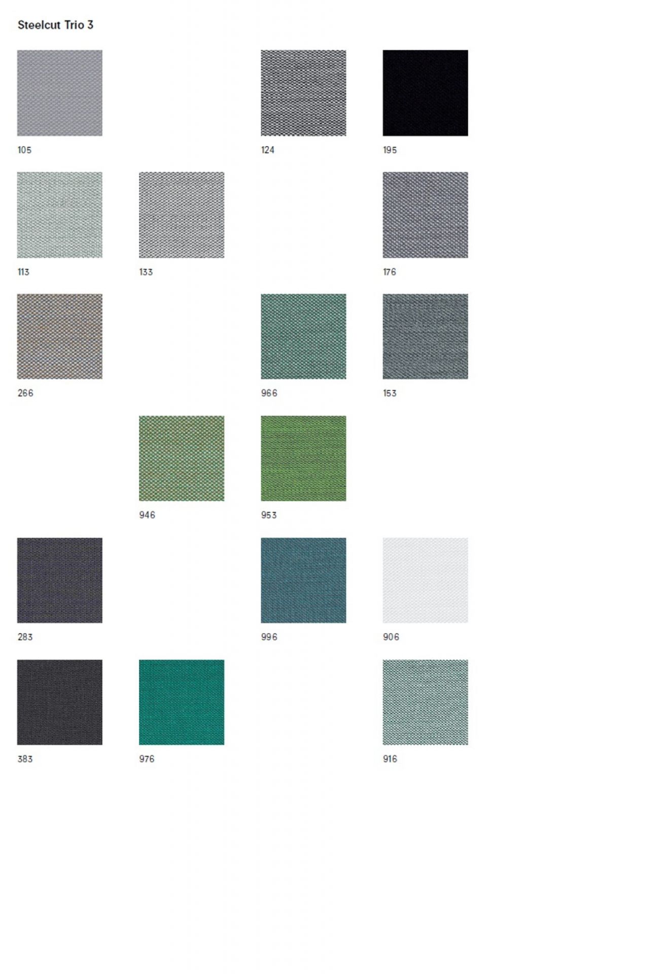 Sample Card Steelcut Trio Kvadrat