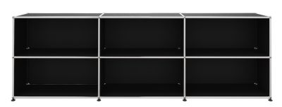 USM Haller Shelf H 75 cm Graphite black - FAST DELIVERY