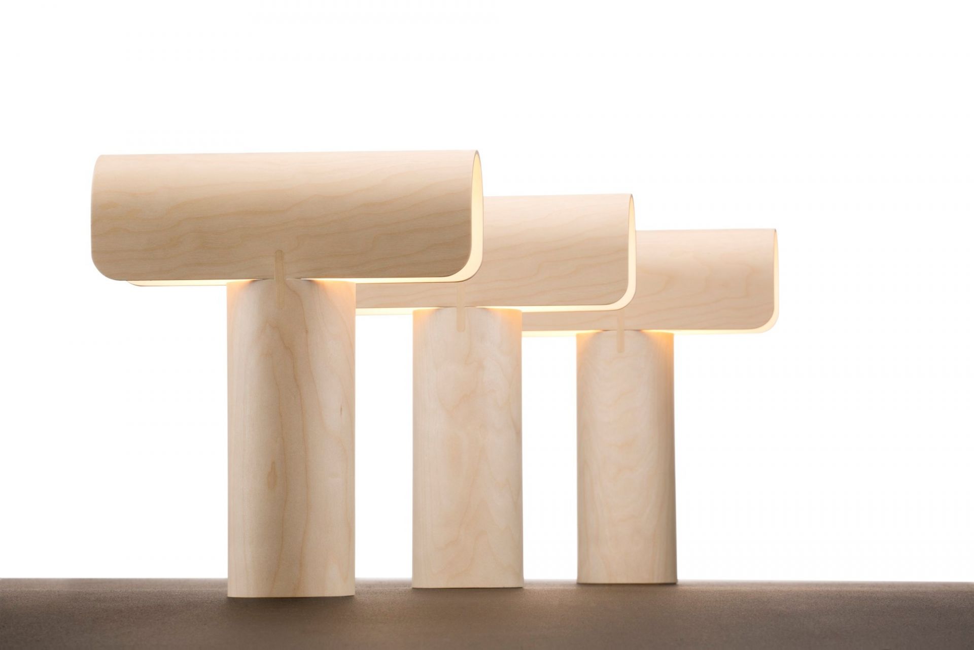 Teelo 8020 table lamp birch Secto Design