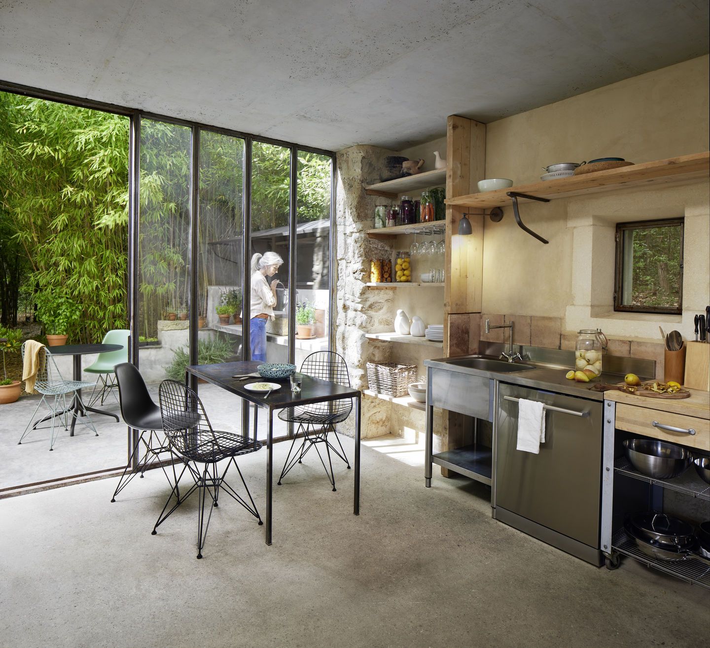 Eames Plastic Side Chair DSR Chair Monoton Vitra